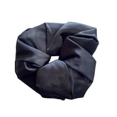 MARINA COLORINA - Scrunchie Collet de Seda XL Negro 22 momme