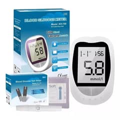 GENERICO - Glucómetro Digital Medidor De Glicemia + 50 Tiras Reactivas