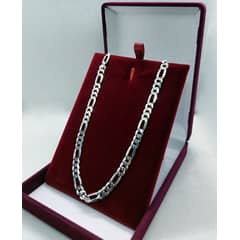 GENERICO - Cadena Hombre Plata Ley 925 – 50 cm 5,8 mm Ancho Grosor 1,3mm.