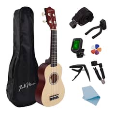 IBRAH - Ukelele Soprano Concierto 21 Pulgadas + Accesorios