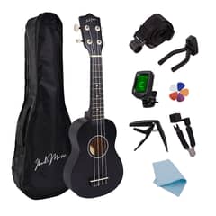 IBRAH - Ukelele Soprano Concierto 21 Pulgadas + Accesorios