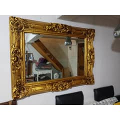 GENERICO - ESPEJO DORADO PELUQUERIA NORMANDO PROVENZAL VINTAGE