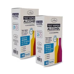 LA PREPIE - TEST RAPIDO ALCOHOL SALIVA PACK X2