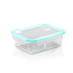 GLASSLOCK - Contenedor De Vidrio Hermetico Rectangular 400mL