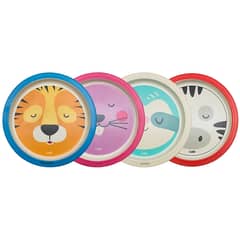 KEEP - Plato Bamboo Kido 21cm Diseño TIGRE Naranjo