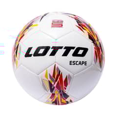 LOTTO - Balónn de Fútbol Numero 5 Blanco - Rojo SCAPE - Unisex - Blanco