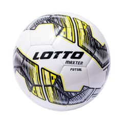 LOTTO - Balón de Futsal Nro 4 Blanco - Amarillo MAXTER - Unisex