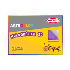 ARTEL - Estuche Papel Holografico Artecolor