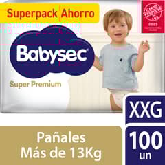 BABYSEC - Pañales De Bebé Super Premium 100 Un Talla XXG