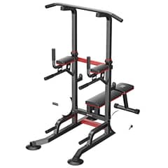 TATEE - Home Gym Multifuncional Barra Dominadas negro