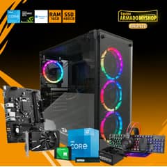 GENERICO - PC GAMER BRONZE - INTEL I3-10105F - RAM 16GB - SSD 480GB - GTX1630 Aero