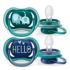 AVENT - Set 2 chupetes ultra air 18m+ Niño scf349/18