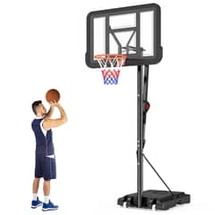 TATEE - Aro Basquetball altura móvil Regulable y Portatil 2-3 arroz