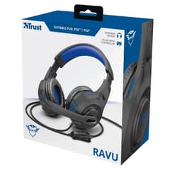 TRUST - AUDIFONO GAMER RAVU BLUE GXT307