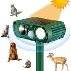 OEM - Repelente Gatos Perros Plagas De Jardín Ultrasónico Solar