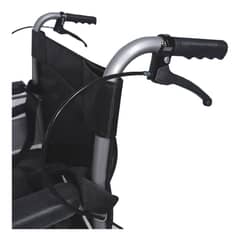 NANOFORT - Silla Ruedas Todo Terreno Llantas Plegable Medico Uso Rudo Color Negro