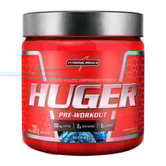 INTEGRALMEDICA - PRE ENTRENO HUGER - 320G - BLUE RAZZ - INTEGRALMÉDICA