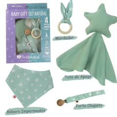 AMAMANTAS - ECO PACK BABY SHOWER ESTRELLA MENTA