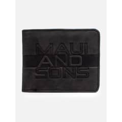 MAUI AND SONS - Billetera Kakau Negro Hombre - Negro