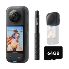 INSTA 360 - Insta360 X3 Paquete Get-Set Con Tarjeta MicroSD de 64 GB