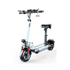 LEKO - Scooter Eléctrico Modelo HBC 8-4 Color Blanco