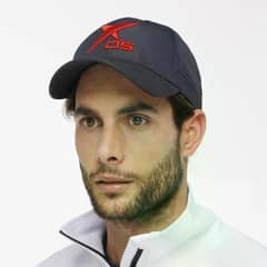 DROP SHOT - Gorra NAOS Gris - Azul Marino