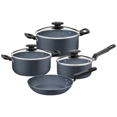 TRAMONTINA - Batería De Cocina 7 Piezas Azul