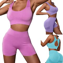 EVERSO - Pack 6 Conjunto Deportivo Mujer Gym Yoga Shorts Levanta Gluteos