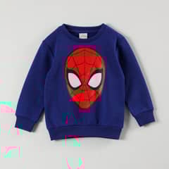 MARVEL - Poleron Niño Spiderman Mascara Azul