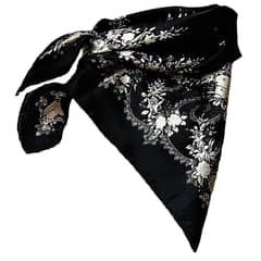 VIVAFELICIA - Pañuelo Bandana Jardín Negro