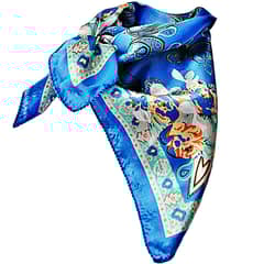 VIVAFELICIA - Pañuelo Bandana Cielo Celeste Jacinto