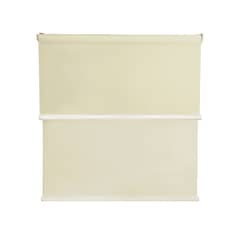 GUIZA - Cortina Roller Blackout 2 Paño 120x240 Doble Con Visillo Sin Cenefa
