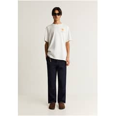 SCALPERS - Polera Print Trasero Off White