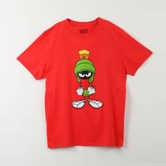 WARNER BROS - Polera Manga Corta Hombre Marvin Rojo Looney Tunes