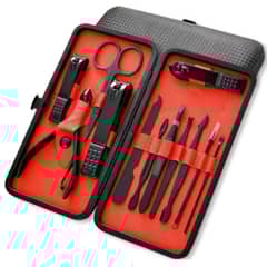 DOMA - Kit Podología 12 Piezas Manicura Completa Y Portátil - SC