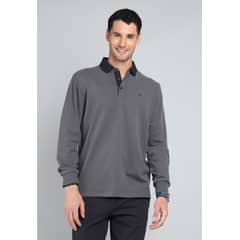 GUY LAROCHE - Polera Cuello Polo Manga Larga