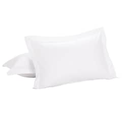 GENERICO - PACK 2 FUNDAS DE ALMOHADAS BLANCAS 50X70 CM