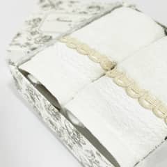 NINA HERRERA - Pack 2 Toalla Algodón Básica Blanco Facial