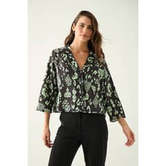 ASH - Blusa Estampada Verde