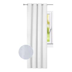 CLEMS CORTINAS - Cortina Jacquard Tradicional 140x225cm Blanco