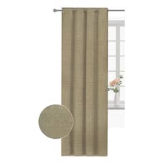CLEMS CORTINAS - Cortina Jacquard Tradicional 140x225cm Taupe