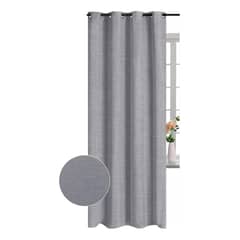 CLEMS CORTINAS - Cortina Jacquard Tradicional 140x225cm Gris Claro
