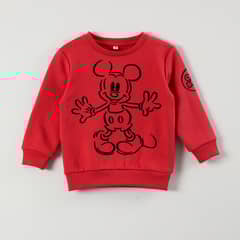 DISNEY - Poleron Cerrado Niño Mickey Current Mode Rojo