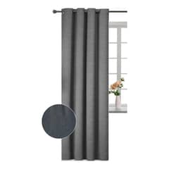 CLEMS CORTINAS - Cortina Jacquard Tradicional 140x225cm Gris Oscuro