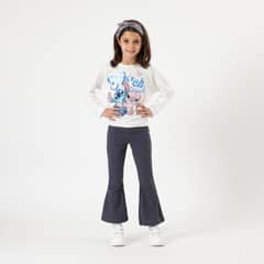 DISNEY - Conjunto Niña Lilo & Stitch Love Blanco