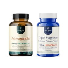 KARUNLIFE - Pack Relax Ashwagandha + Triple Magnesio-120 Cap-