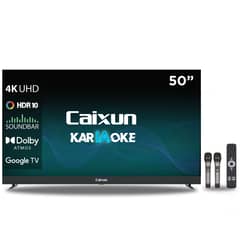 CAIXUN - Smart TV LED 50 UHD 4K Karaoke Google TV C50VSUG