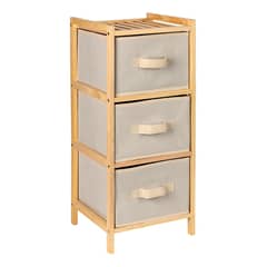 CASATUA - Cajonera Comoda Bambu Banhaus Organizador Multiuso 3 Cajones