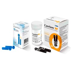GENERICO - 50 Tiras Cintas Reactivas Caresens N + 50 Lancetas Caresen N