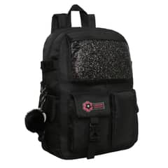 HEAD - Mochila Mujer Kawaii Fusion Glitter Negro